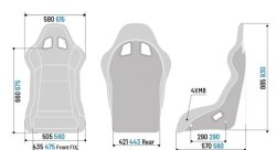 Спортивный ковш SPARCO EVO L QRT, черный