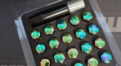 Гайки колесные Rays style M12x1.5 32мм под титан