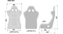 Спортивный ковш SPARCO GRID Q SKY, черный