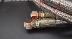 D1Spec Комплект проставки масляного фильтра + 2 шланга