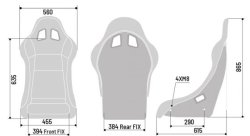 Спортивный ковш SPARCO REV QRT, черный