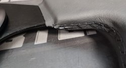 Руль спортивный OMP кожа без выноса