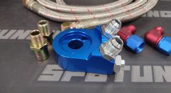 D1Spec Масляная проставка 45 + шланги