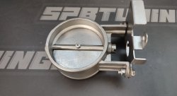 Электрическая заслонка для глушителя 76мм без мотора