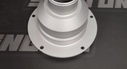 Горловина топливного бака заливная Tuning Toys c резьбовой крышкой (под перенос)