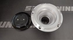 Горловина топливного бака заливная Tuning Toys c резьбовой крышкой (под перенос)