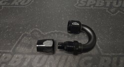 Фитинг AN12 180 градусов под шланг