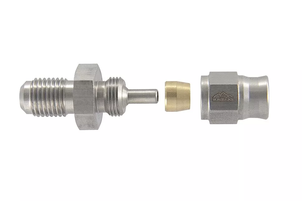 Фитинг AN3 - M10*1,25 (папа) под прямой конус, нерж.сталь BLACKROCK LAB