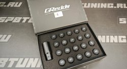 Гайки колесные Greddy M96A PRO MAX M12х1.5 черные, алюминиевые