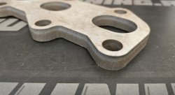 Фланец Tuning Toys под коллектор 2JZ-GTE (нерж) усиленный 12мм