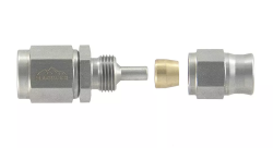 Фитинг мама M10*1,25 под прямой конус, вращающийся AN3 нерж. сталь, BLACKROCK LAB