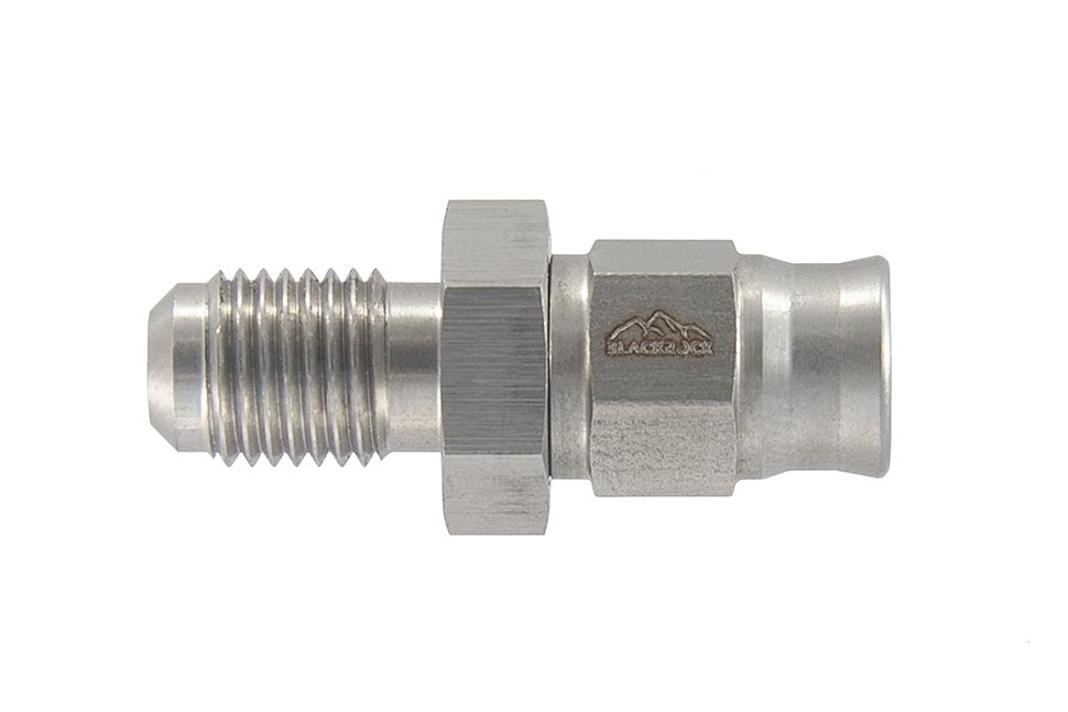 Фитинг AN3 - M10*1,25 (папа) под прямой конус, нерж.сталь BLACKROCK LAB