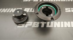 Горловина топливного бака заливная Tuning Toys (под перенос), черная