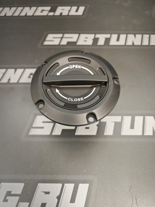 Горловина топливного бака заливная Tuning Toys (под перенос), черная