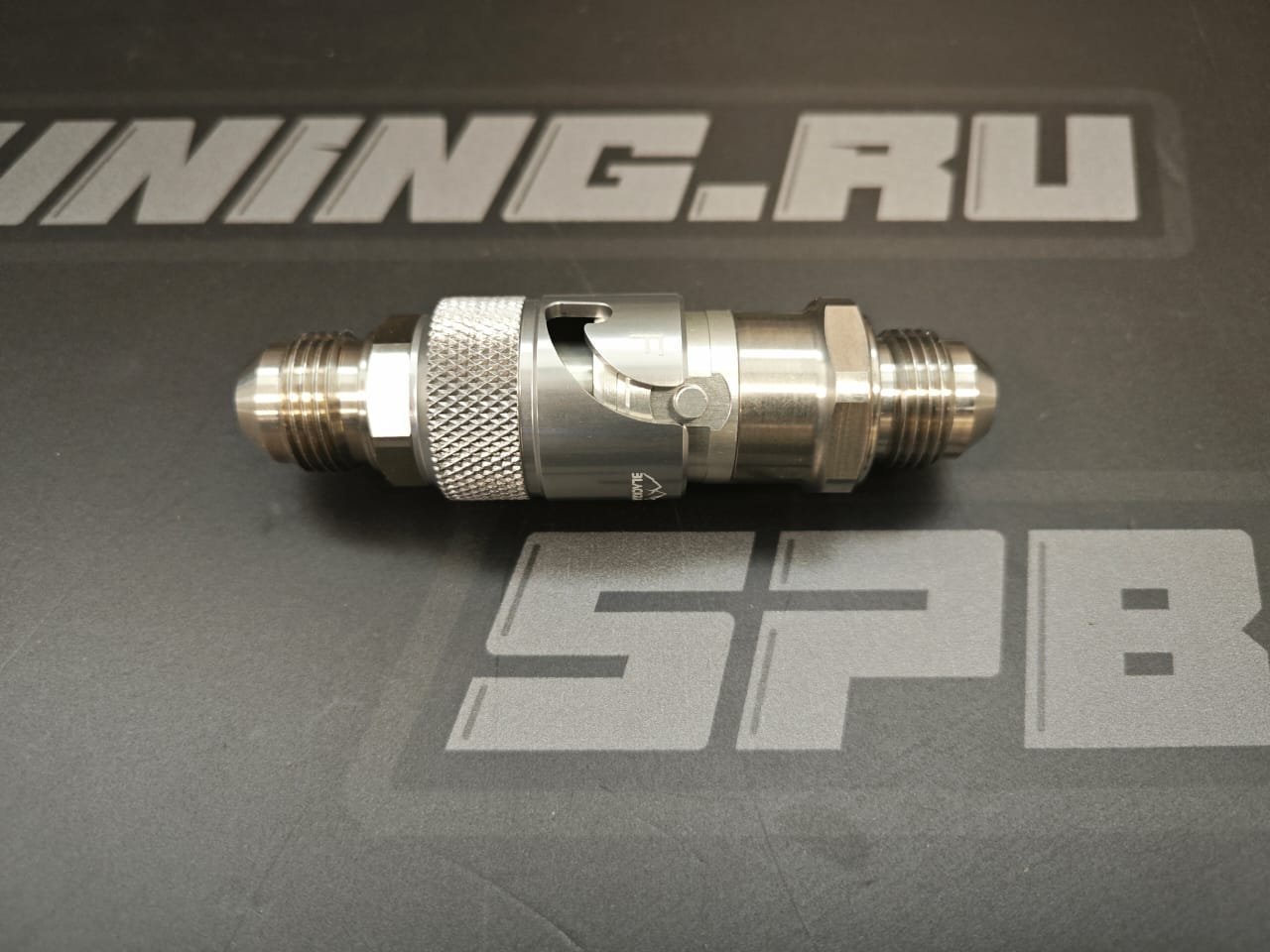 Быстросъёмный разъём П AN6 - П AN6, корпус AN-08, алюминий, BLACKROCK LAB