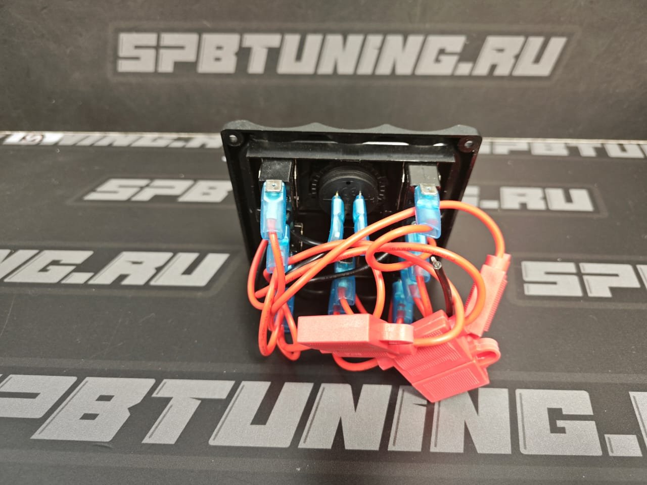 Панель управления пластик, 5 тумблеров, вольтаж, 12V