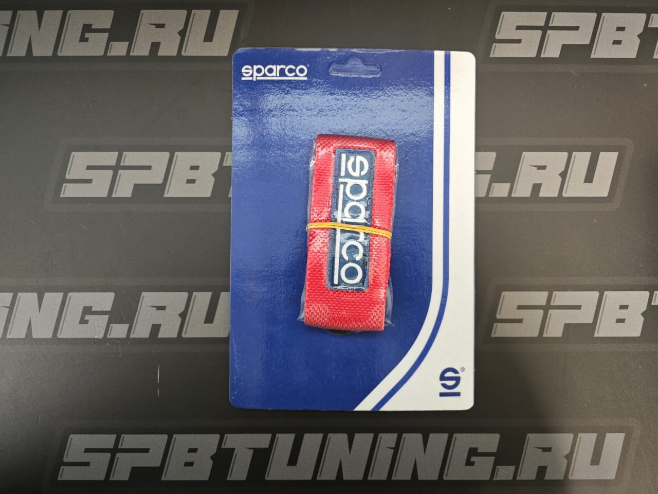 Петля буксировочная, красный, SPARCO