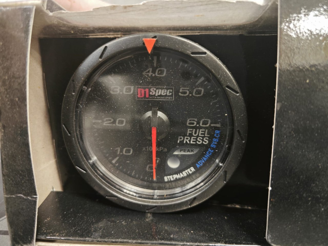 Датчик D1spec 60мм fuel press давление топлива с варнингами и пиками