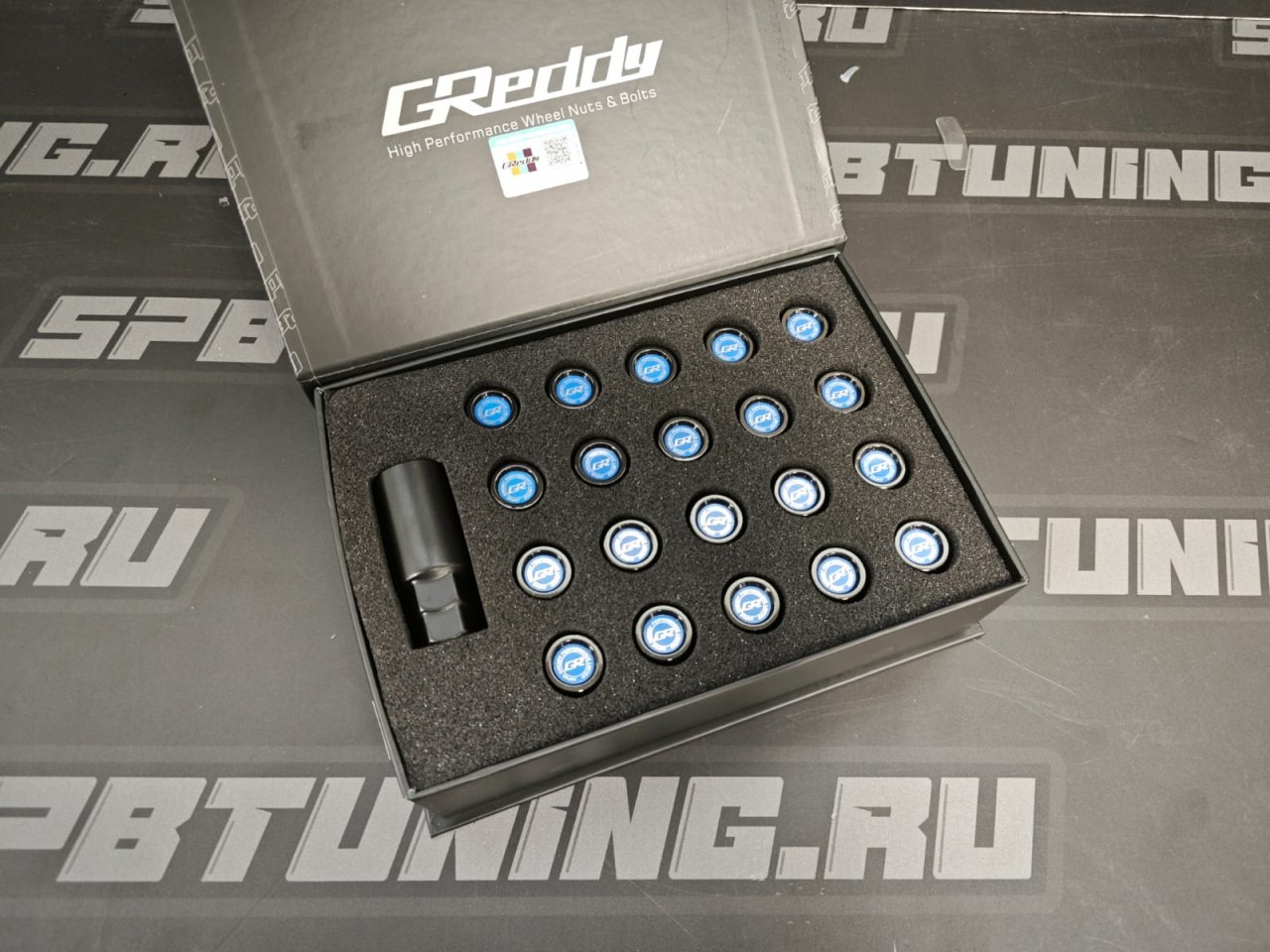 Гайки колесные Greddy M32P PRO M12х1.5 синие