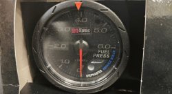Датчик D1spec 60мм fuel press давление топлива с варнингами и пиками