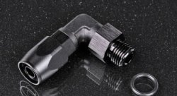 Фитинг AN6 под шланг AN резьба ORB6 90 градусов