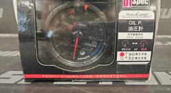 Датчик D1spec 60мм oil press давление масла с варнингами и пиками