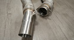 Приемные трубы (даунпайпы) HeatShield Catted BMW-DP-0080 BlackRock BMW S55 M2Comp/M3/M4 F80/F82/F87