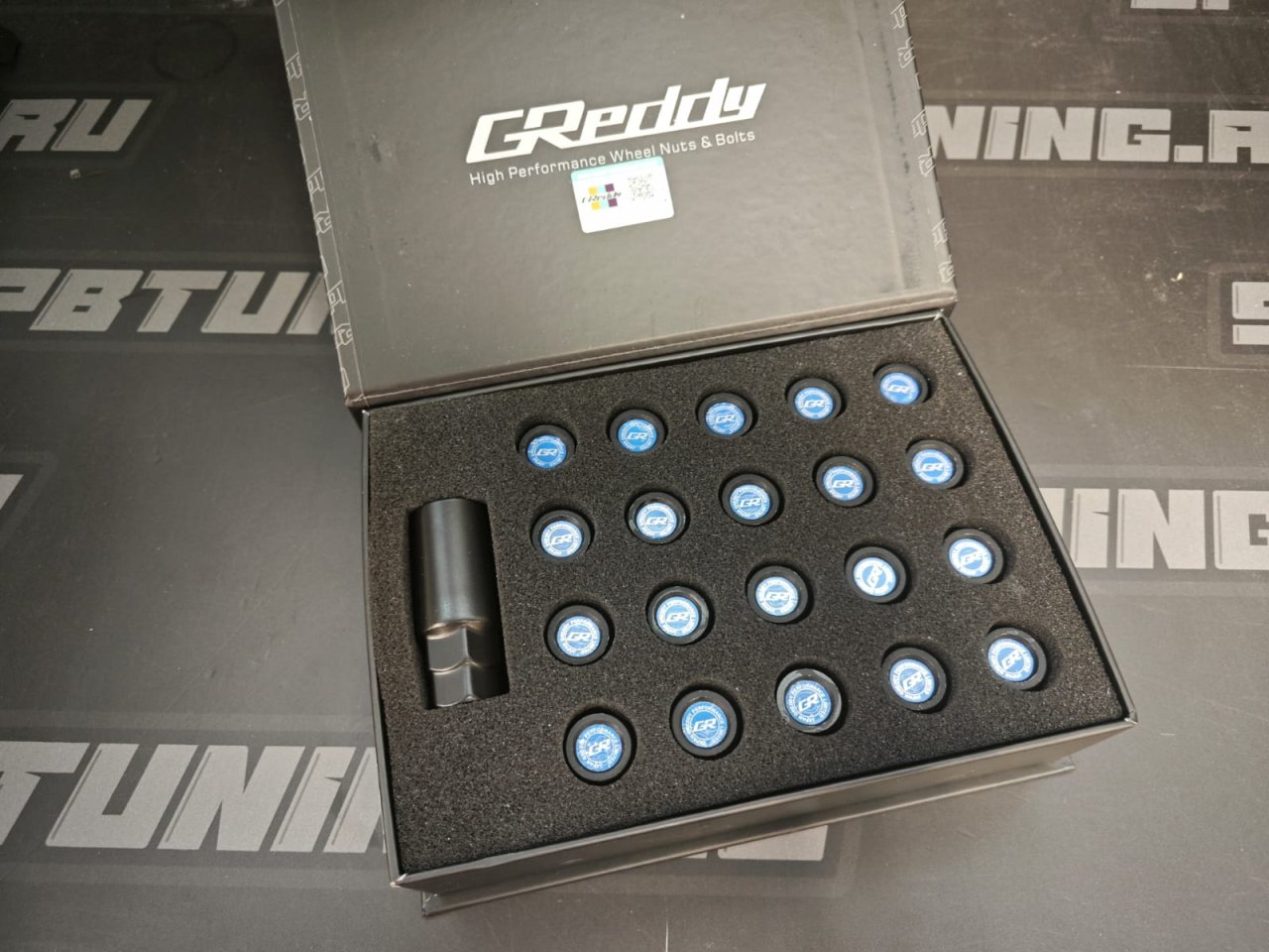 Гайки колесные Greddy M32P PRO MAX M12х1.5 синие