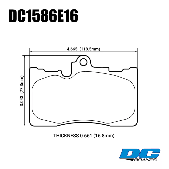 Колодки тормозные DC Brakes RT.2 передние Toyota Celsior (UCF30) Lexus GS 2005->; IS III F