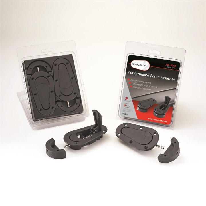 AeroCatch 2 замки капота (над капотом), черный