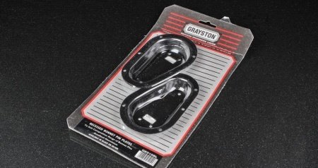 Закладные замка капота черные утопленные GE515BL GRAYSTON