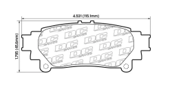 Колодки тормозные DC1391R15 DC brakes Street HD+, задние Lexus RX350 2013-> ; HIGHLANDER 2013->