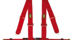 OMP RACING 4M ремни "клубные", красный