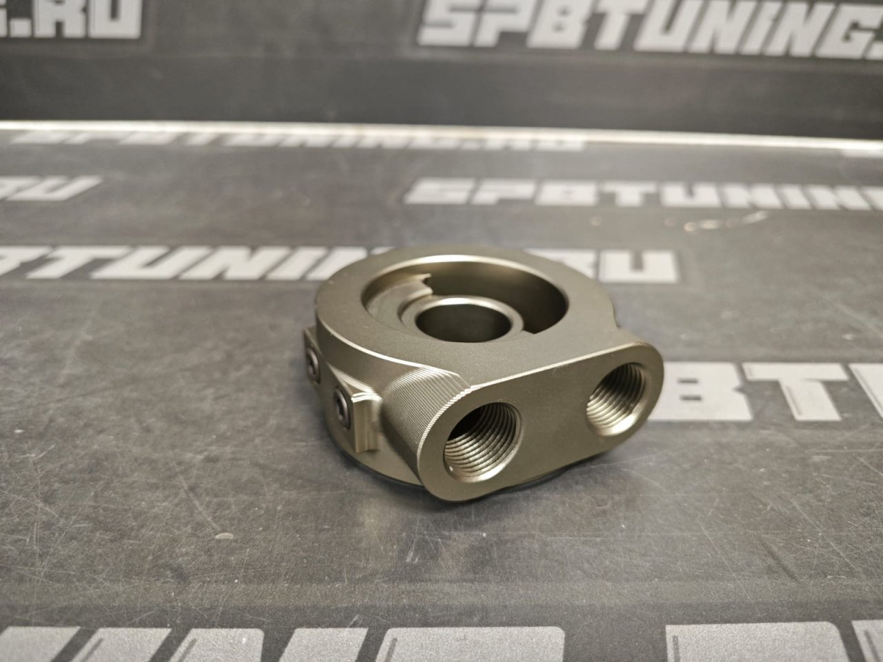 Проставка SK Custom под масляный радиатор с банжо болтами