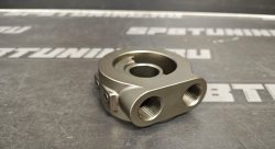 Проставка SK Custom под масляный радиатор с банжо болтами