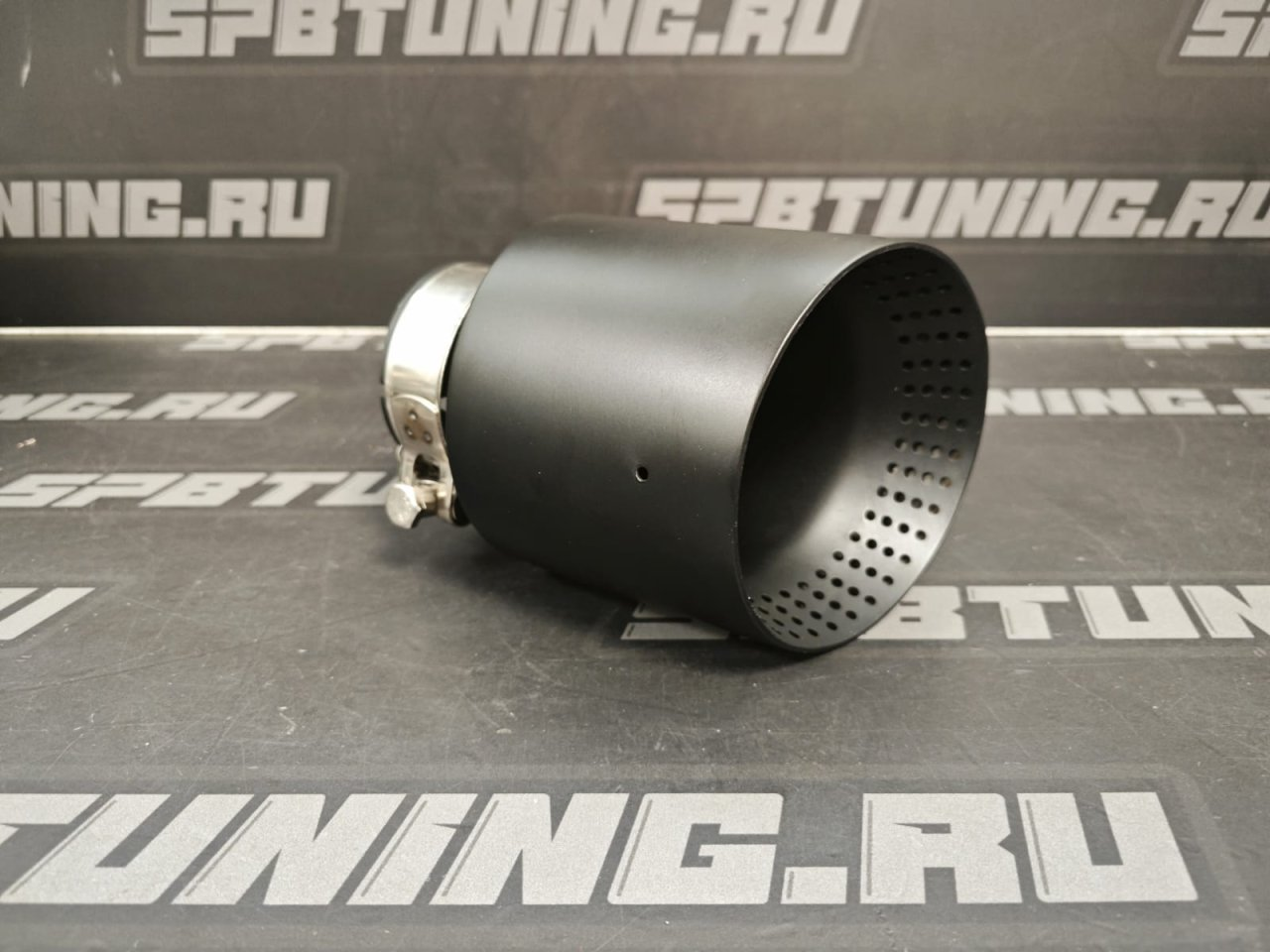 Насадка на глушитель D посадочный 63мм / D наруж 101мм