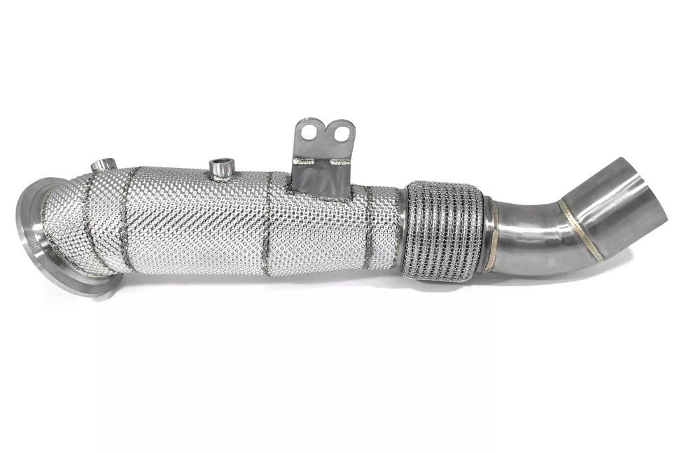 Приемная труба (даунпайп) термоэкран BLACKROCK LAB BMW B58 2016+