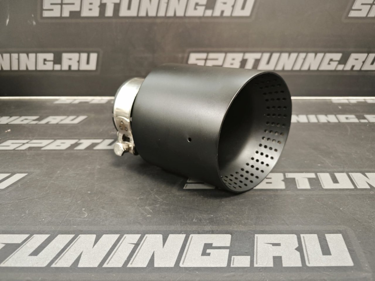 Насадка на глушитель D посадочный 70мм / D наруж 114мм