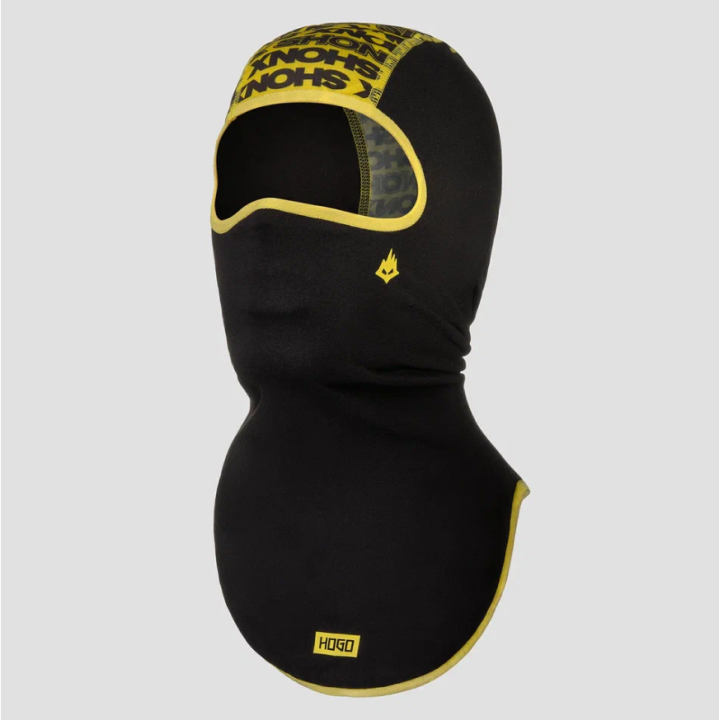 Подшлемник для картинга HOGO N1 SHONX, черный/желтый, р-р М