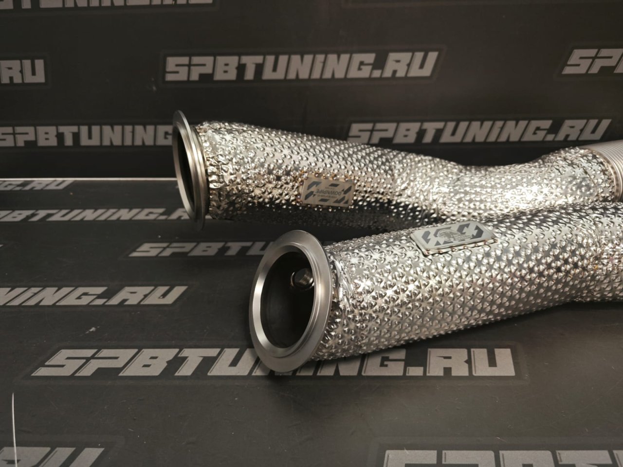 Даунпайп BMW M3/4(G80-83) M2(G87) + HeatShield - Be Solve System