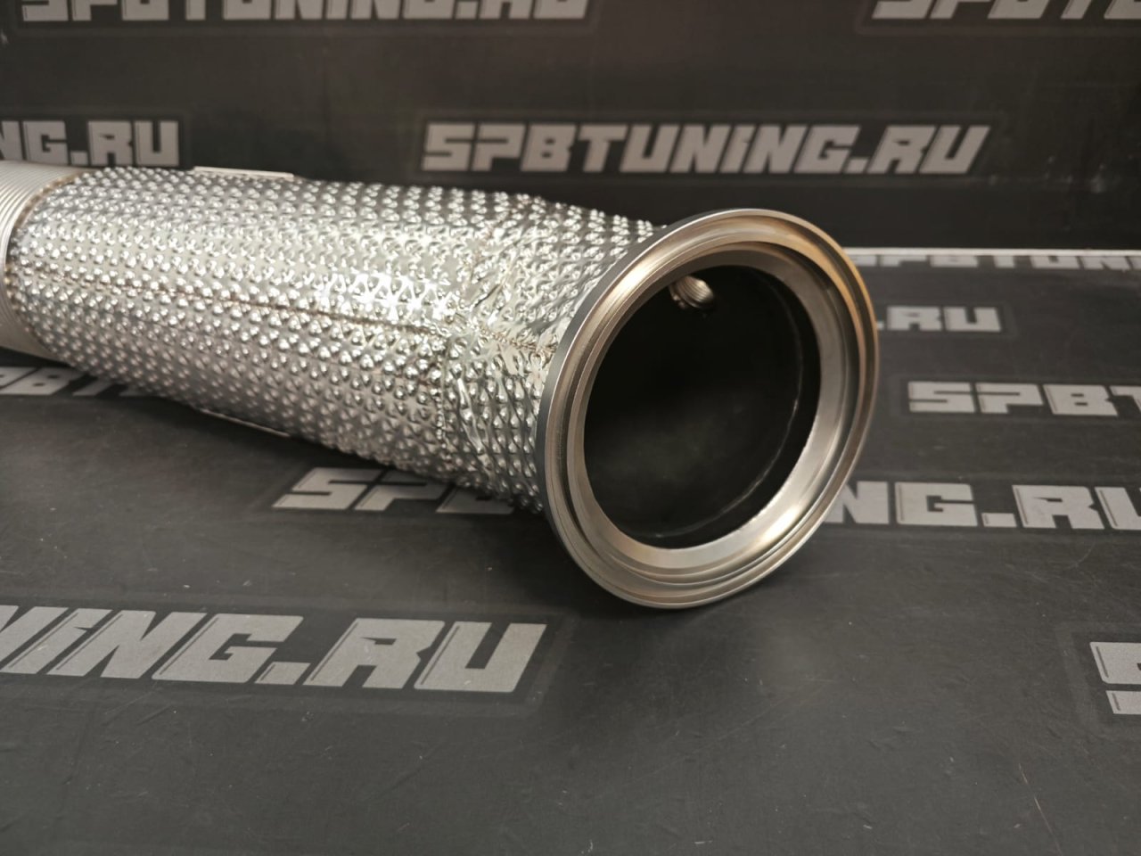 Даунпайп B58 ОПФ + HeatShield - Be Solve System