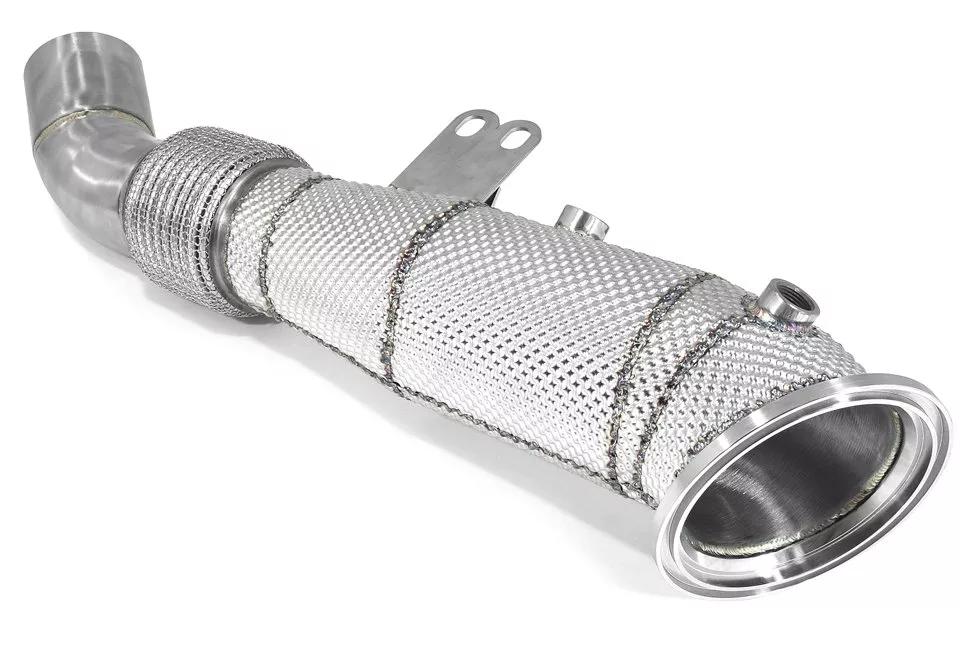 Приемная труба (даунпайп) термоэкран BLACKROCK LAB BMW B58 2016+