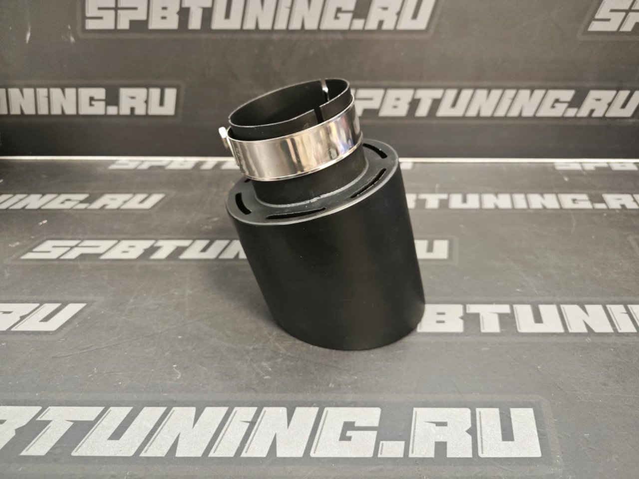 Насадка на глушитель D посадочный 70мм / D наруж 114мм