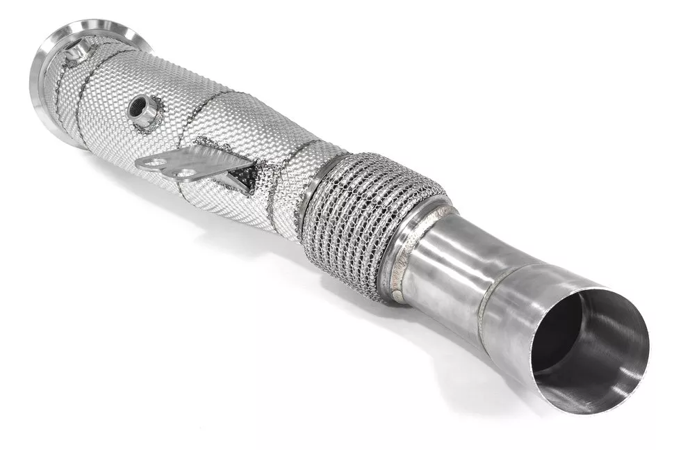 Приемная труба (даунпайп) термоэкран BLACKROCK LAB BMW B58 2016+