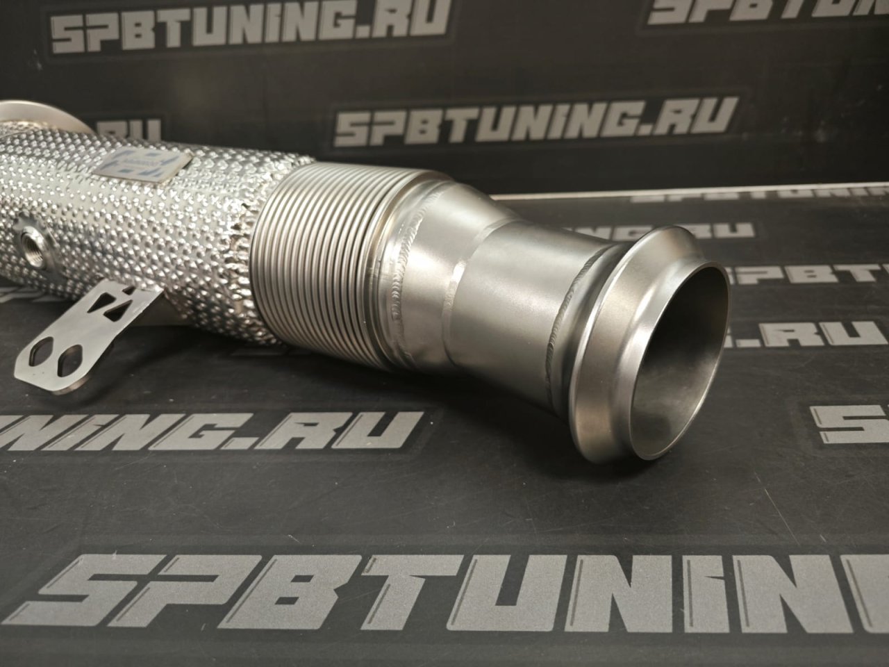Даунпайп B58 ОПФ + HeatShield - Be Solve System