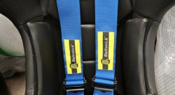 Ремни безопасности Beltenick, 4х точечные с омологацией до 2030г., синие