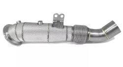 Приемная труба (даунпайп) термоэкран BLACKROCK LAB BMW B58 2016+