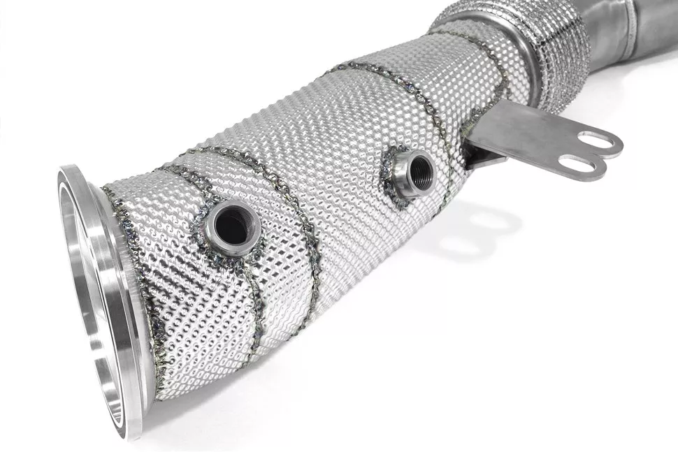 Приемная труба (даунпайп) термоэкран BLACKROCK LAB BMW B58 2016+