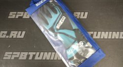 Sparco RUSH перчатки для картинга, голубой/черный, р-р 13