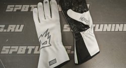 HOGO N2 перчатки для картинга, серый/зеленый неоновый, р-р L